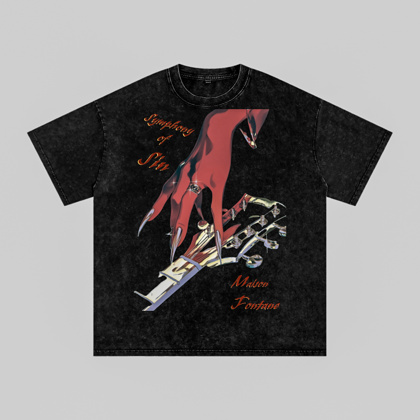 SYMPHONY OF SIN TEE / EROTED VINTAGE WASH